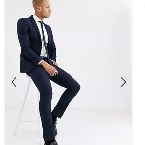 Topman navy suit (young men) - Slim Fit